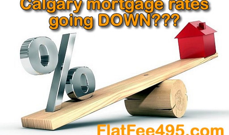 Mortgage rates going DOWN?